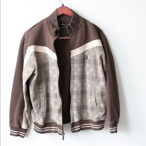 Men’s Marc Ecko Cut & Sew Brown Jacket
